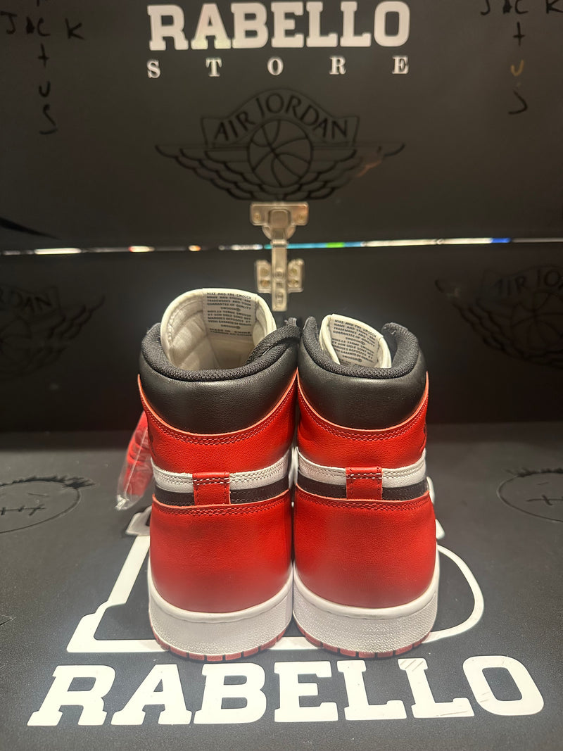 Tênis Nike Air Jordan 1 High Retro Black Toe - Pronta Entrega