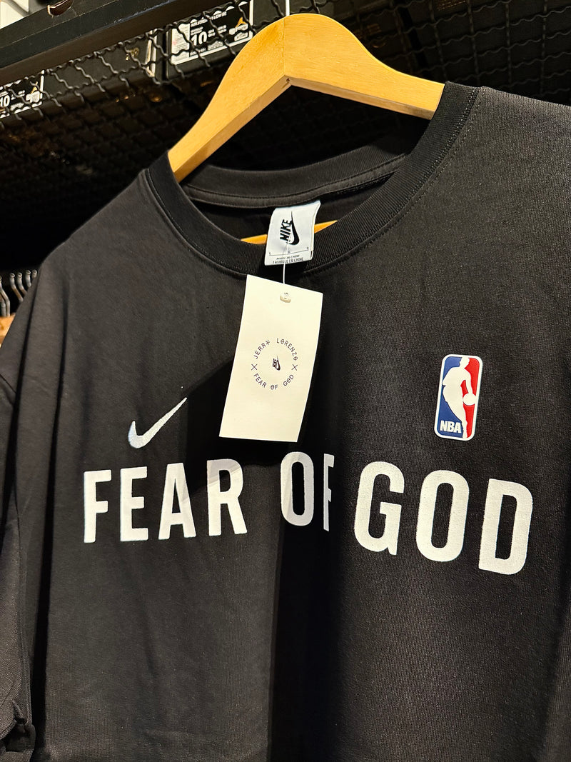 Camiseta Essentials Fear Of God X NBA Preta - Pronta Entrega