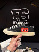 Tênis Converse Chuck 70 X Comme des Garçons Low Preto - Pronta Entrega
