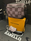 Bolsa Louis Vuitton Bag Trio Messenger Cobalt Cinza Preto - Pronta Entrega