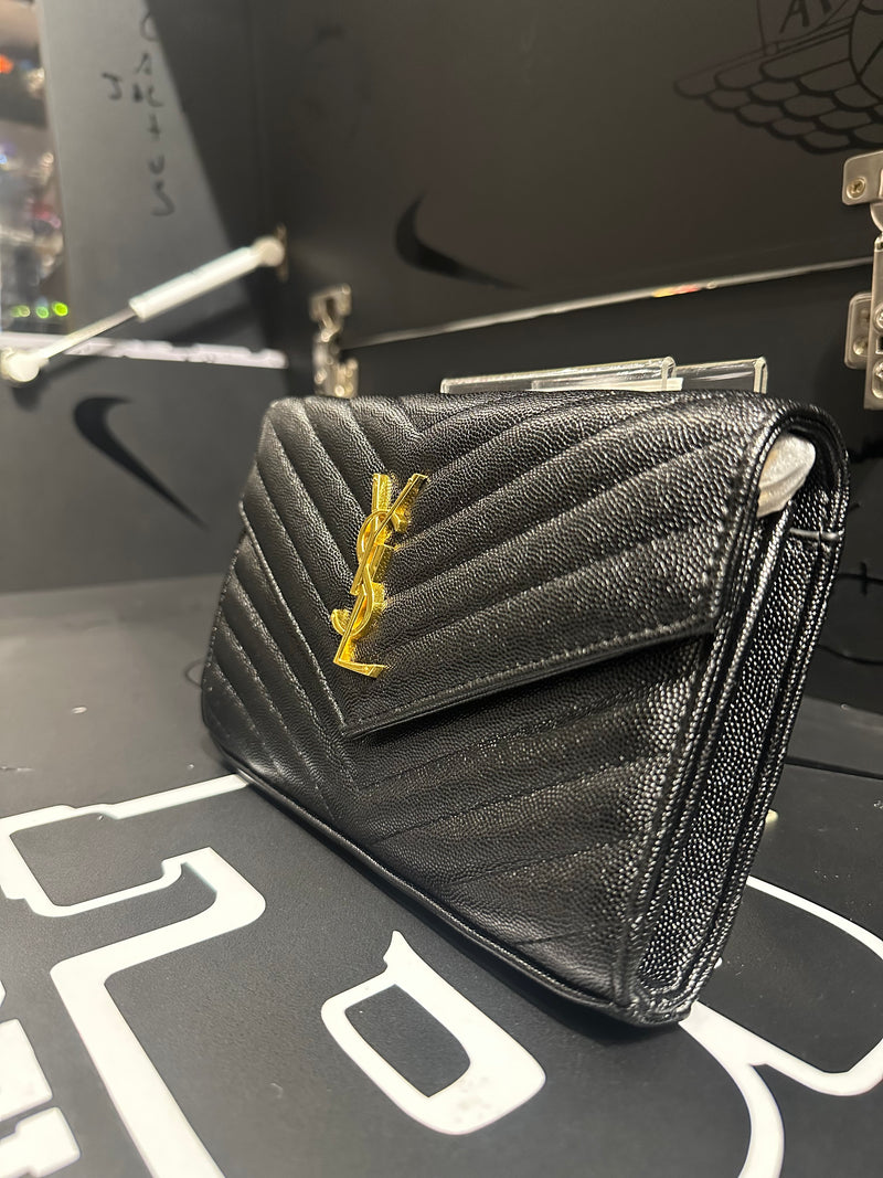 Carteira Saint Laurent Monogram Black - Pronta Entrega