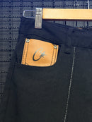 Calça Jeans Corteiz C-Star Stitch-Down - Pronta Entrega