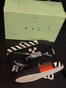 Tênis Off-White Vulcanized Low Black White Arrow - Pronta Entrega