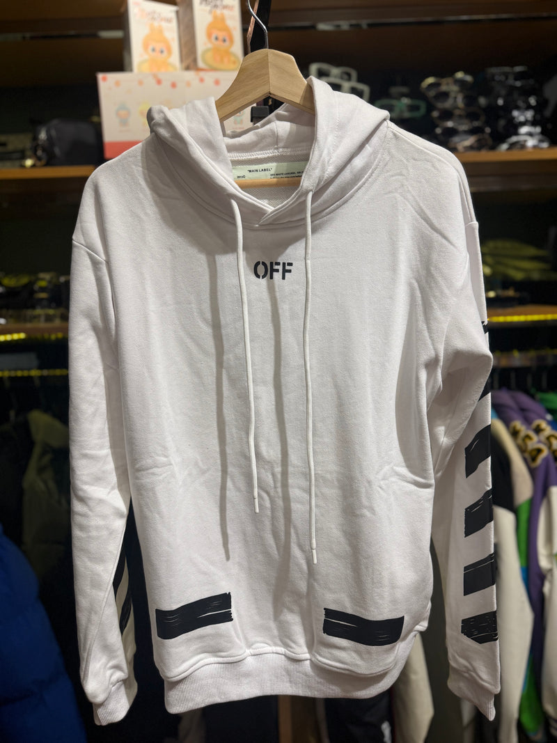 Moletom Off-White Impressionism’ Branco - Pronta Entrega