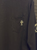 Chrome Hearts x Comme des Garçons Cross Long Sleeve Black - Pronta Entrega