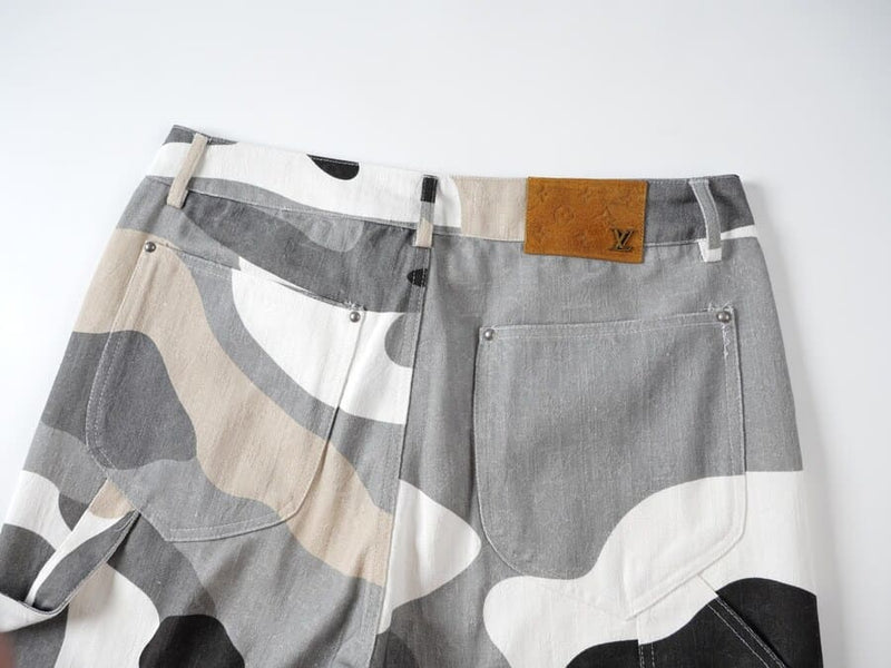 Calça Louis Vuitton Patchwork Portrait Denim - Encomenda