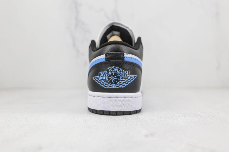 Jordan 1 Low Black University Blue White - Encomenda