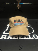 Boné Aba Curva Polo Ralph Lauren Sport Bege - Pronta Entrega