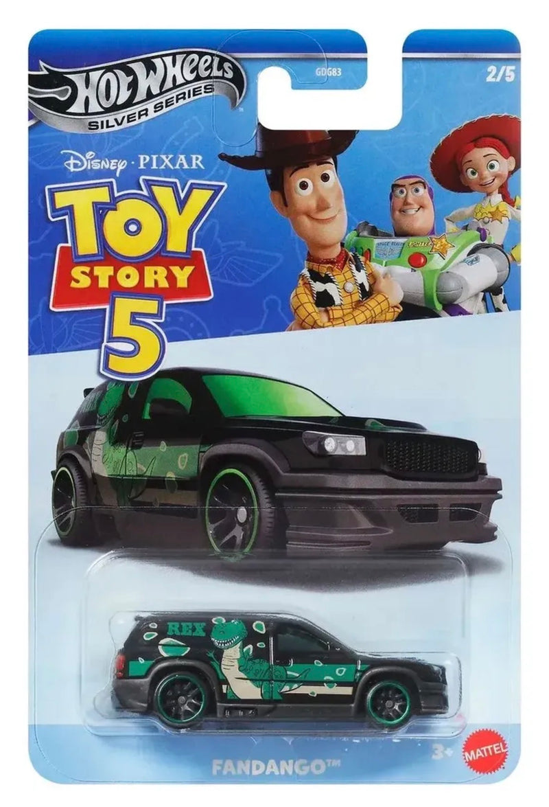 Carrinho Hot Wheels Silver Series Toy Story 5 - Rex Fandango- Pronta Entrega