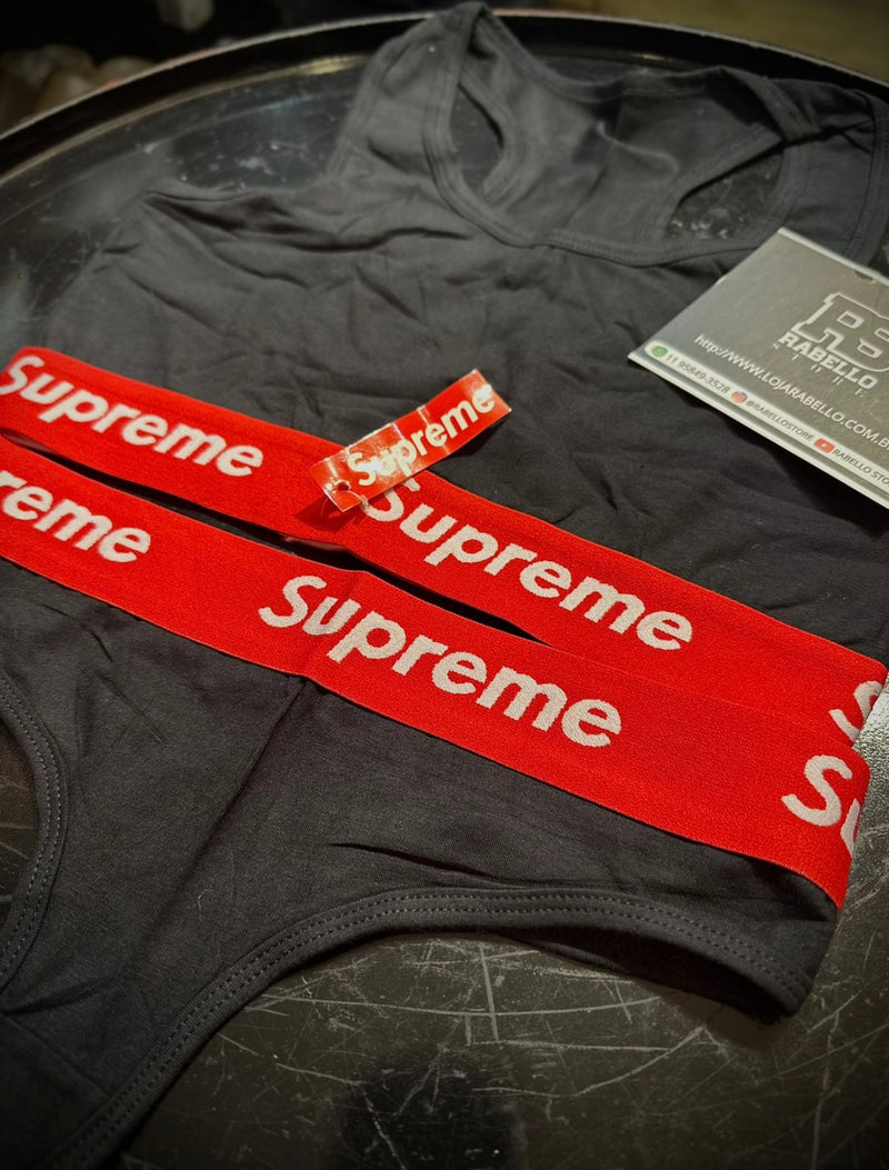 Conjunto Supreme Underwear Feminino - Pronta Entrega