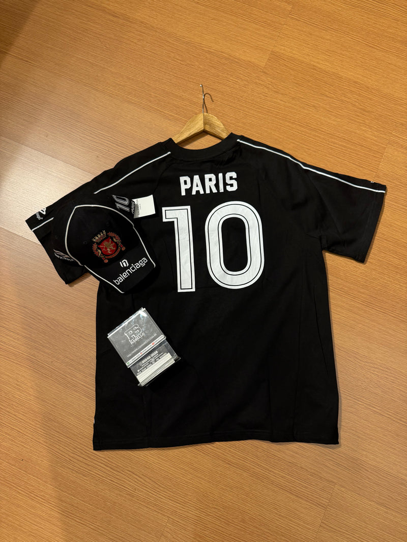 Camiseta Balenciaga Football Series 2024 Black - Pronta Entrega