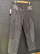 Calça Louis Vuitton Jeans Monogram Preto - Pronta Entrega