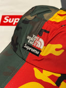 Boné The North Face x Supreme Split 6-Panel Camo - Pronta Entrega