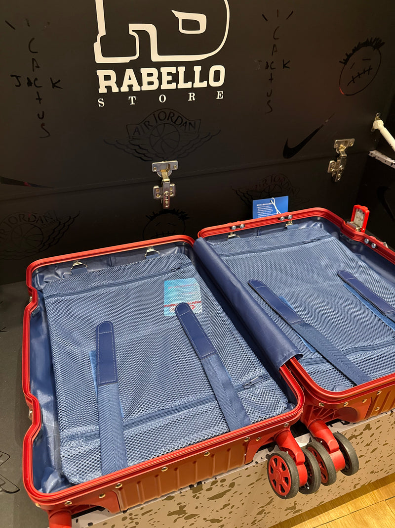 Mala Supreme Suitcase Alumínio Vermelha - Pronta Entrega