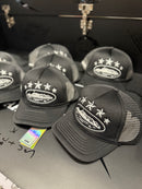 Boné Corteiz 4Starz Alcatraz Trucker Preto - Pronta Entrega