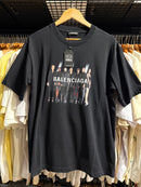 Camiseta Balenciaga Printed Preta - Pronta Entrega