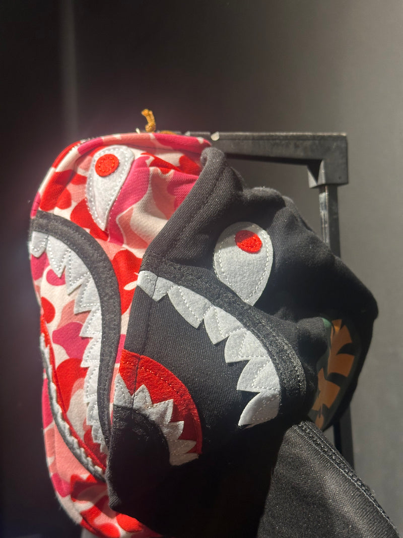 Jaqueta Bape Shark Black Duo Hoodie Full Zip - Pronta Entrega