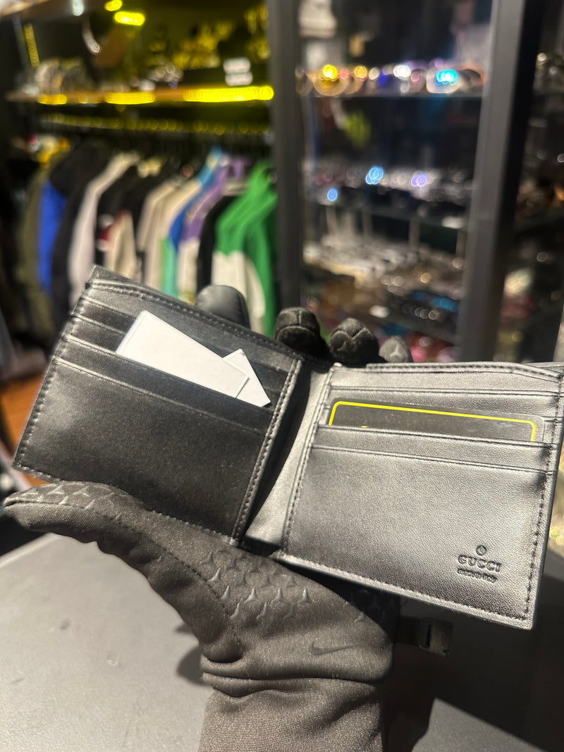 Carteira Gucci Red Fox Preta - Pronta Entrega