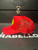 Boné Aba Curva Trucker Bass Pro Shops Red - Pronta Entrega