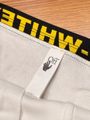 Cueca Off-White Branca Boxer - Pronta Entrega