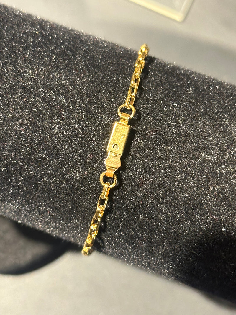 Pulseira Cartier Slim Banhada Fecho Encaixe 25 CM - Pronta Entrega