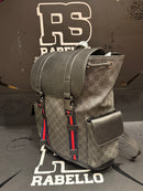 Bolsa Gucci Leather Backpack Black  - Pronta Entrega