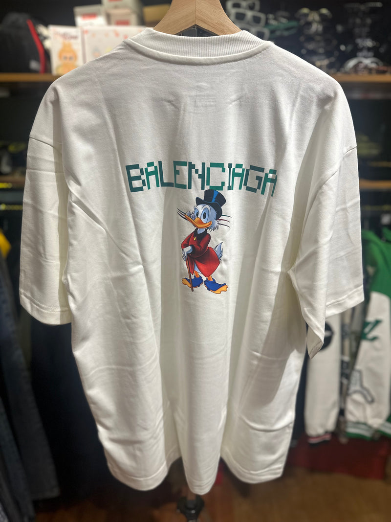 Camiseta Balenciaga “PATO DONALD” Off White - Pronta Entrega