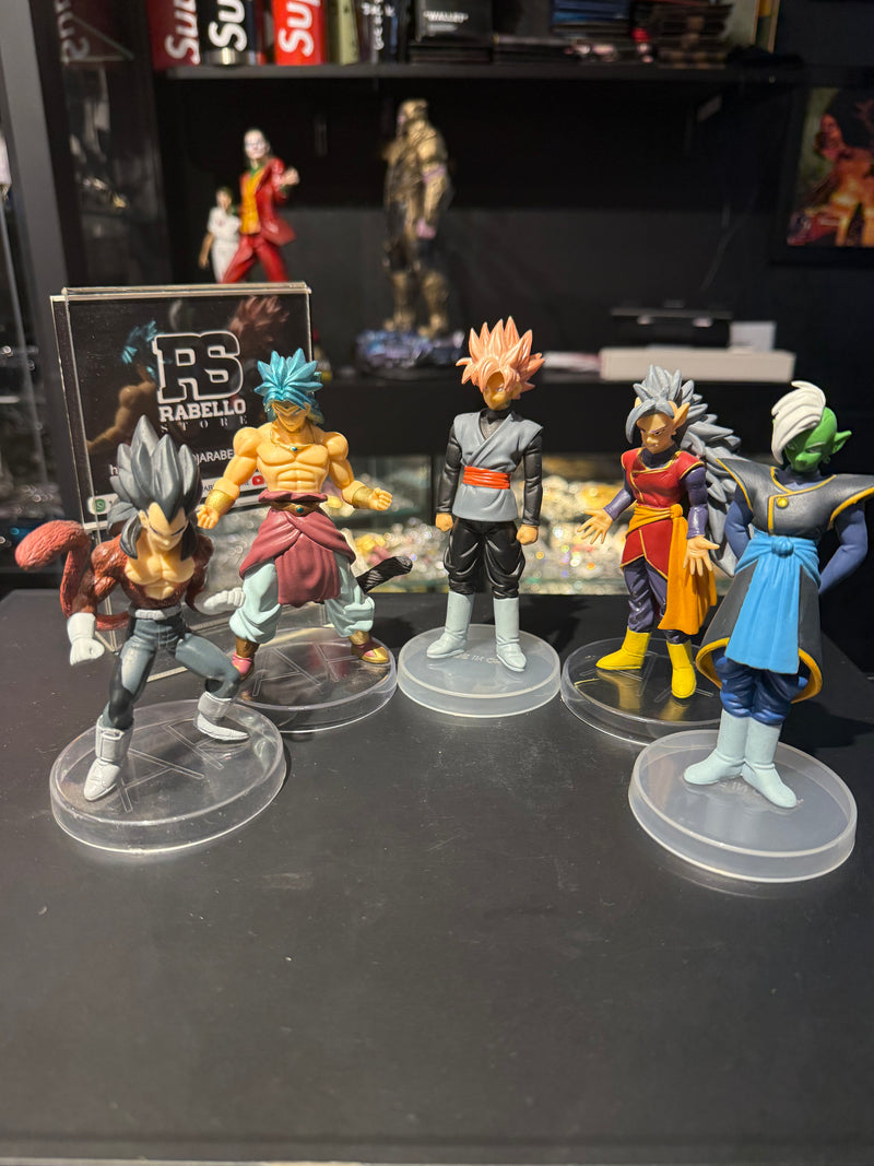Bonecos Dragon Ball Super Kit com 5 Bonecos #2 - Pronta Entrega
