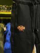 Conjunto Tech Fleece Nike X Syna “Life Of Syn” Black Orange - Pronta Entrega