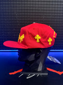 Boné Chrome Hearts Red Yellow - Pronta Entrega