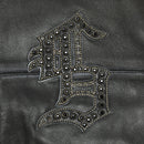Supreme Gem Studded Leather Jacket Black SS24