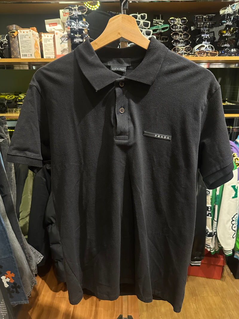 Camisa Polo Prada Preta - Pronta Entrega