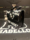 Bolsa OFF-WHITE 1.4 Jitney Bag "CASH INSIDE" Off White Preta - Pronta Entrega