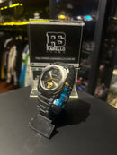 Relógio Bvlgari Black Ponteiros Dourados Fundo Black - Pronta Entrega