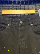 Calça Jeans Preta Chrome Hearts x Comme Des Garçons Printed - Pronta Entrega