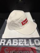 Boné Supreme 5 Panel Washed Chino Twill Camp White - Pronta Entrega