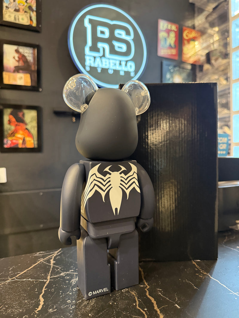 Bearbrick Venom 400% Medicom Toy Boneco Colecionável 28cm - Pronta Entrega