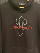 Moletom Trapstar x Ed Hardy Black - Pronta Entrega