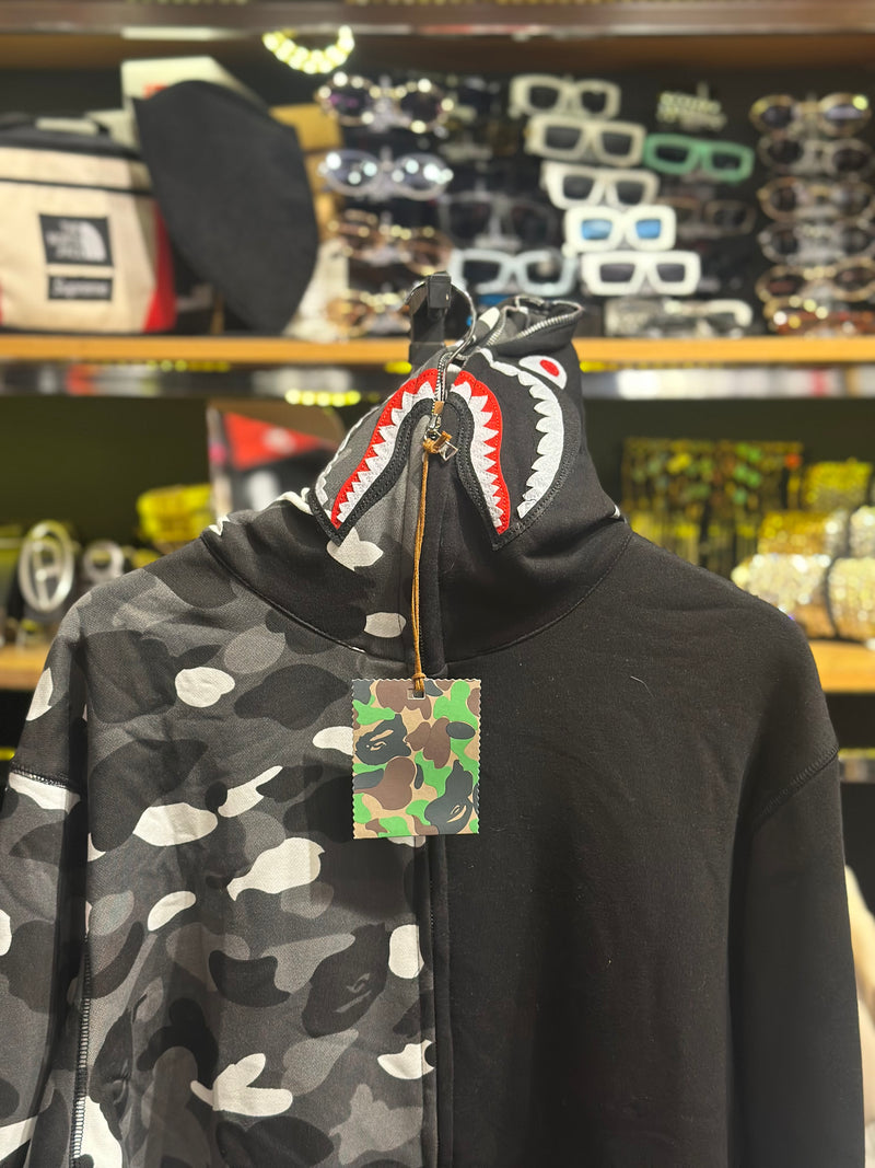 Jaqueta Bape Shark Camo Full Zip - Pronta Entrega