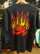 Camisa Nike SB Fire Preta - Pronta Entrega