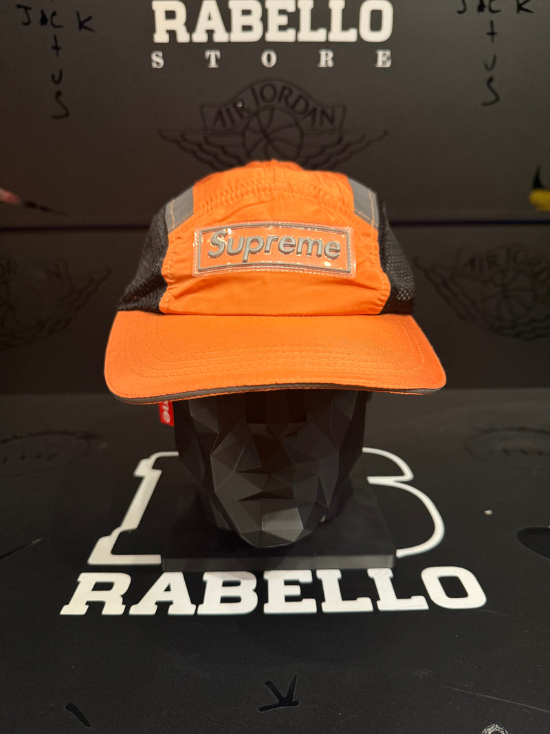 Boné Supreme Mesh Side Panel Camp Cap Orange - Pronta Entrega