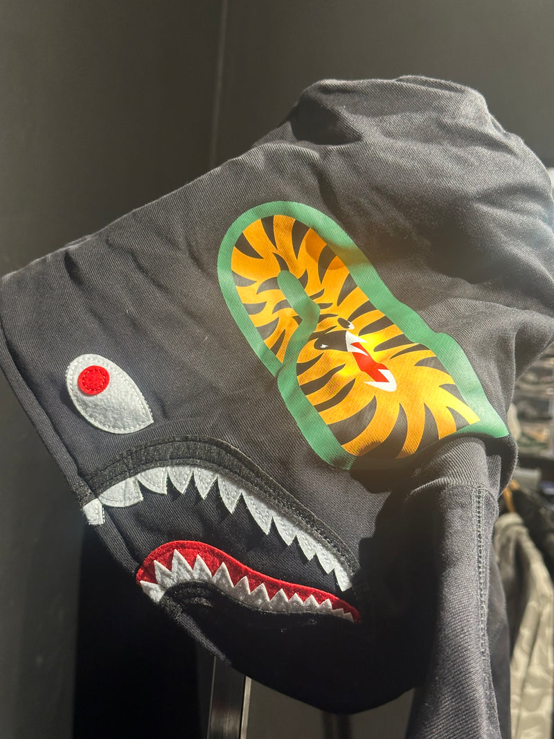 Jaqueta Bape Shark Camo Black Full Zip - Pronta Entrega
