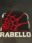 TOUCA GLOBAL SPIDER WEB BEANIE BLACK/RED - PRONTA ENTREGA