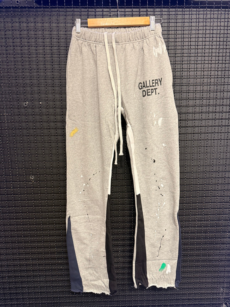 Calça Moletom Painted Flare Sweatpants Grey - Pronta Entrega
