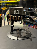 Óculos Palm Angels Logo Alto Relevo Armação Preto Lente Fume - Pronta Entrega