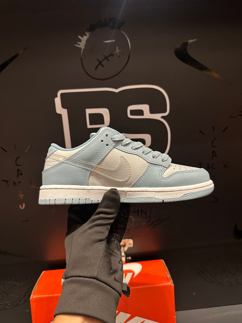 Tênis Nike Dunk Low Clear Swoosh Worn Blue - Pronta Entrega