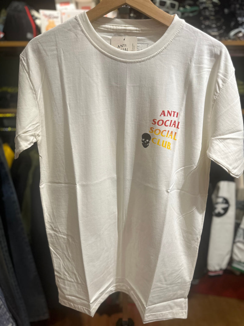 Camisa Anti Social Social Club Off White Skull - Pronta Entrega
