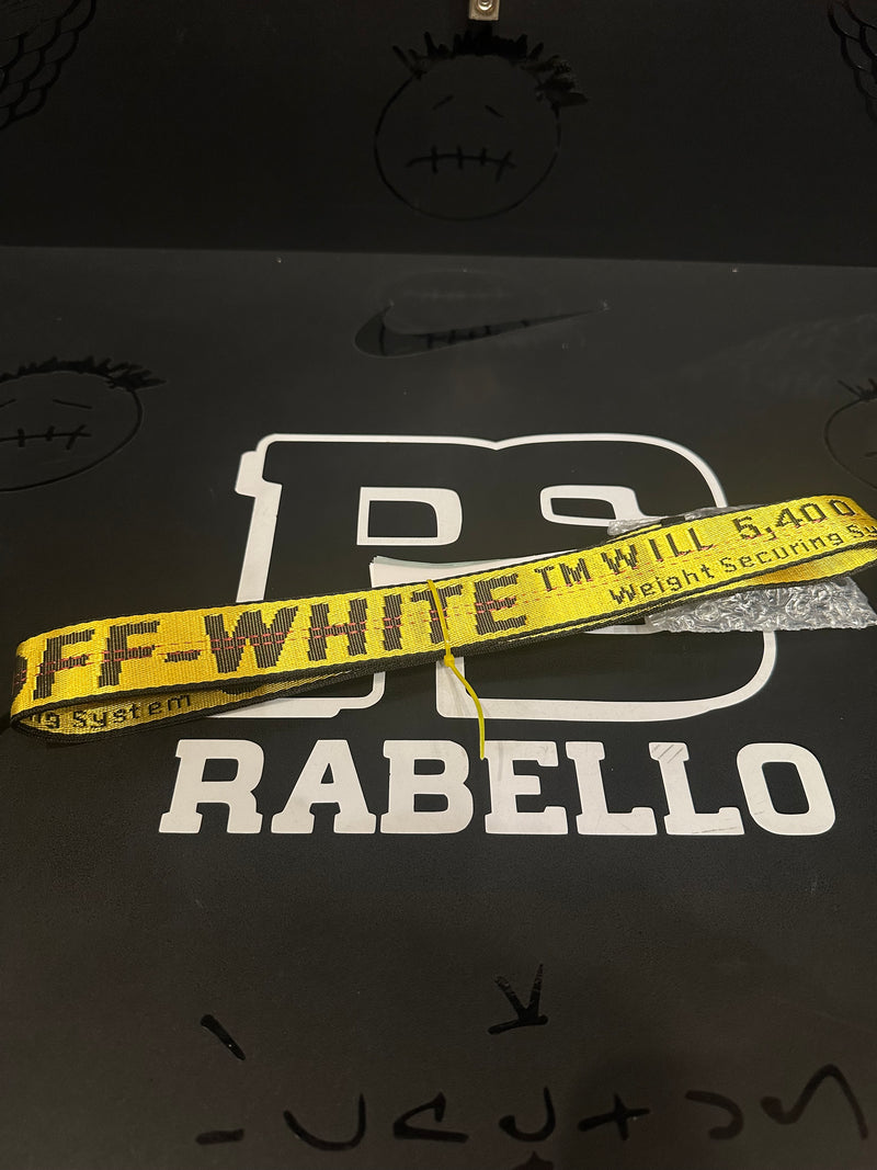 Cinto Off-White Industrial Yellow - Pronta Entrega