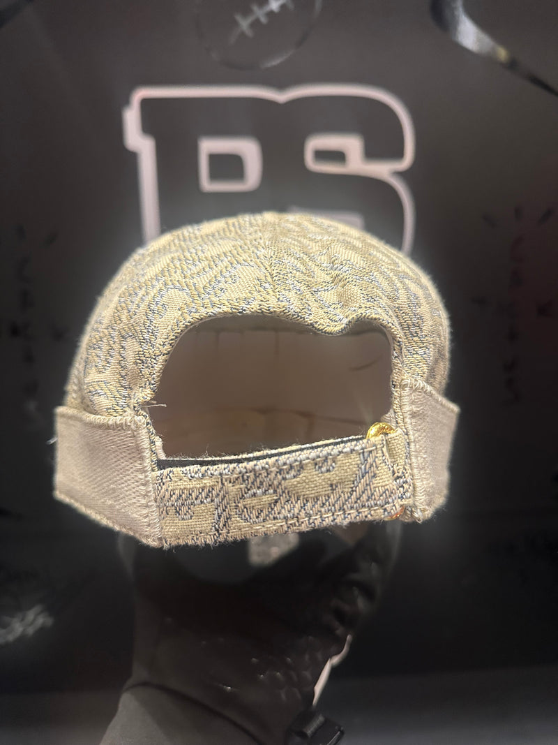 Boné Aba Curva Christian Dior Paris Gold Logo Frontal - Pronta Entrega