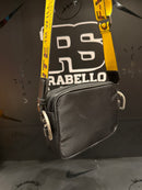Bolsa Bag Off-White Cross Body Listas Industrial Blinder Preto - Pronta Entrega
